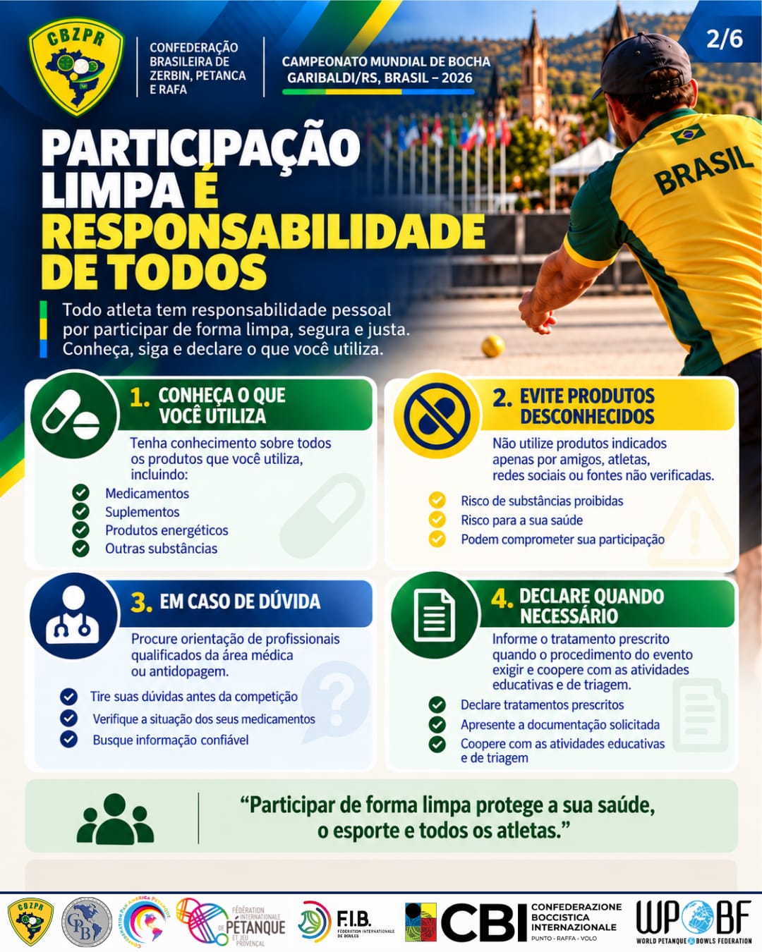 Foto da galeria Campeonato Mundial de Bocha -  Orientações