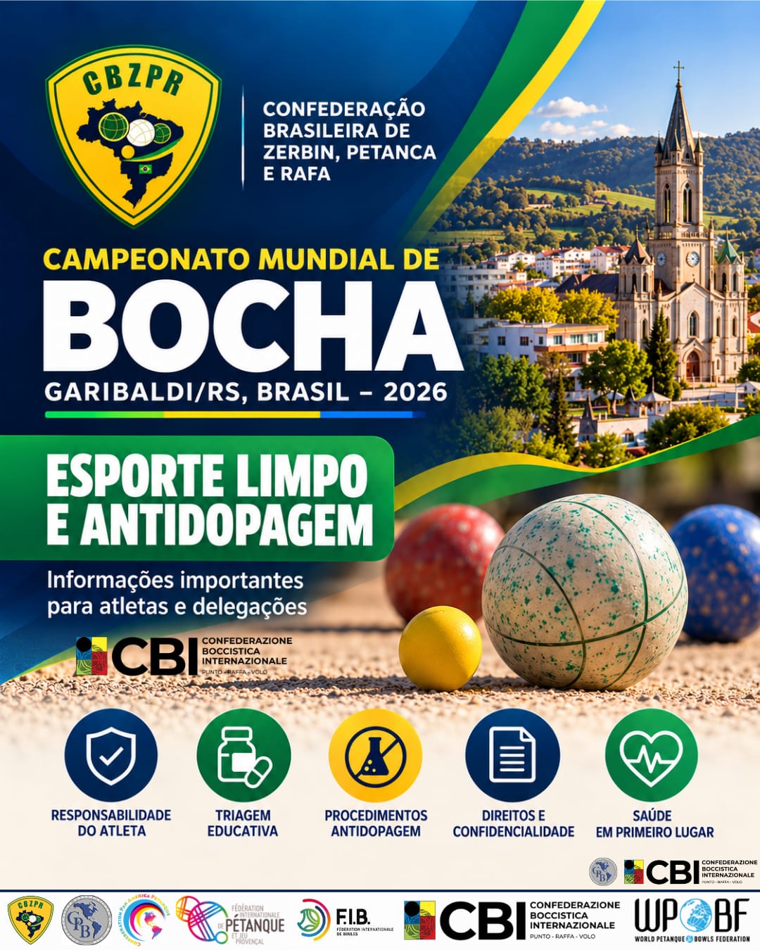 Capa da galeria Campeonato Mundial de Bocha -  Orientações