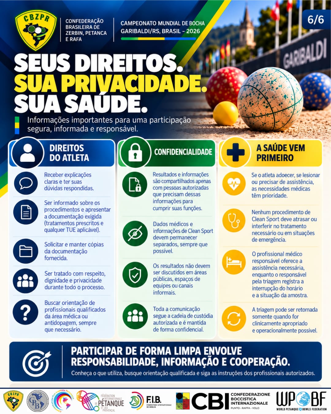 Foto da galeria Campeonato Mundial de Bocha -  Orientações